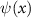 $\psi(x)$