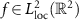 $f \in L^2_}(\mathbb^2)$