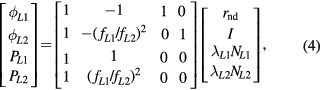 Equation (4)