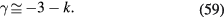 Equation (59)