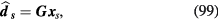 Equation (99)