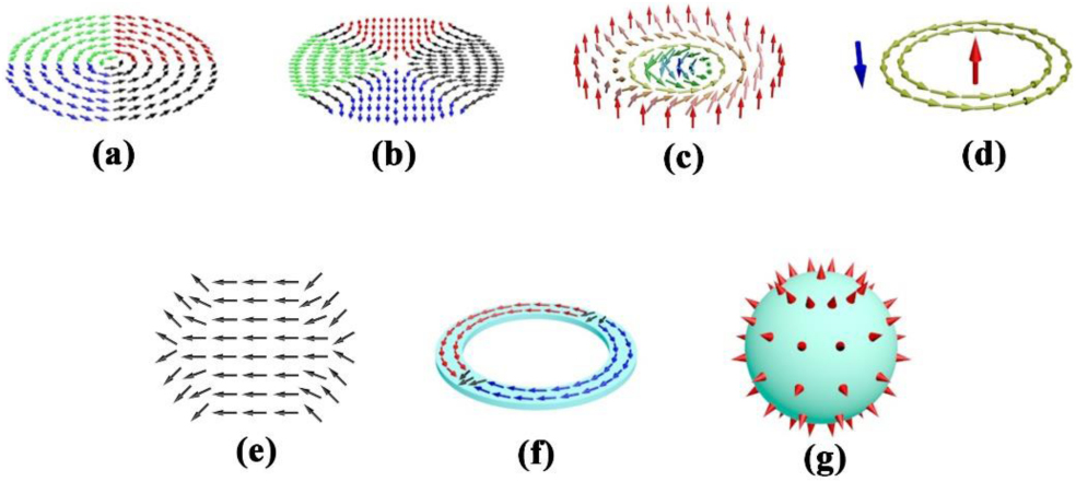 Characteristics and controllability of vortices in ferromagnetics