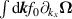 $\int \mathrm{d}\boldsymbol{k} f_0\partial_{k_x}\boldsymbol{\Omega}$