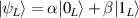 $| \psi_L \rangle = \alpha | 0_L \rangle + \beta | 1_L \rangle$