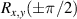 $R_{x,y}(\pm \pi/2)$