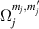 $\Omega^{m_j,m_j^{^{\prime}}}_j$