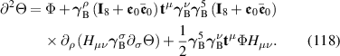 Equation (118)