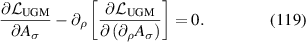 Equation (119)