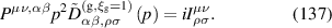 Equation (137)