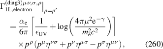 Equation (260)