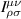 $I_{\rho\sigma}^{\mu\nu}$