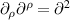 $\partial_\rho\partial^\rho = \partial^2$
