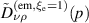 $\tilde D^\mathrm{(em,\xi_\mathrm{e} = 1)}_{\nu\rho}(p)$