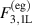 $F_\mathrm{3,1L}^\mathrm{(eg)}$