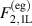 $F_\mathrm{2,1L}^\mathrm{(eg)}$