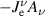$-J_\mathrm{e}^{\kern0.08ex\nu} A_\nu$