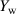 $Y_\mathrm{w}$
