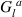 $G_l^{\;\,a}$
