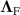 $\boldsymbol{\Lambda}_\mathrm{F}$