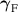 $\boldsymbol{\gamma}_\mathrm{F}$
