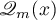 $\mathscr{Q}_m(x)$