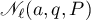 $\mathscr{N}_\ell(a,q,P)$