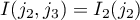 $I(j_2,j_3)=I_{2}(j_2)$