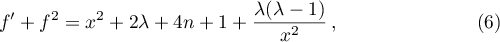 Equation (6)