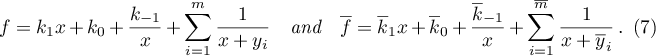 Equation (7)