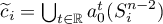 $\widetilde{c}_i=\bigcup_{t\in \mathbb{R}} a^t_0(S^{n-2}_i)$