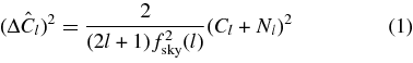Equation (1)