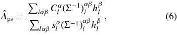 Equation (6)