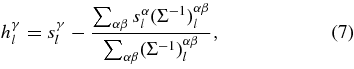 Equation (7)