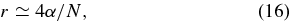 Equation (16)