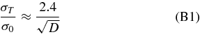 Equation (B1)