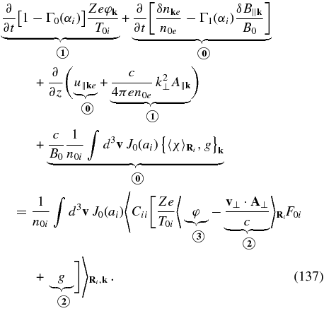 Equation (137)