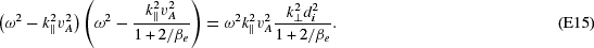 Equation (E15)
