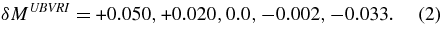 Equation (2)