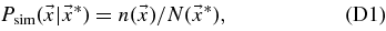 Equation (D1)