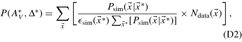 Equation (D2)