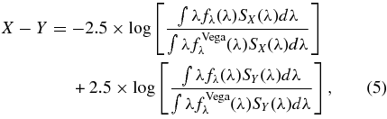 Equation (5)