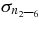 $\sigma _{n_{2\hbox{--}6}}$