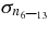 $\sigma _{n_{6\hbox{--}13}}$