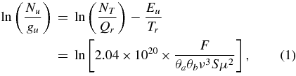 Equation (1)