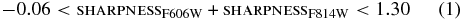 Equation (1)