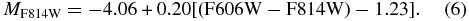 Equation (6)