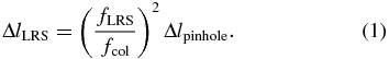 Equation (1)