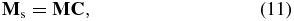 Equation (11)