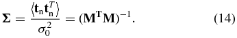 Equation (14)
