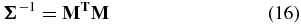 Equation (16)
